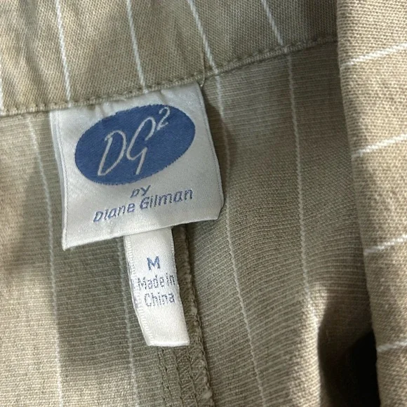 DG2 by Diane Gilman Tan Double-Breasted Blazer - Picture 6 of 7